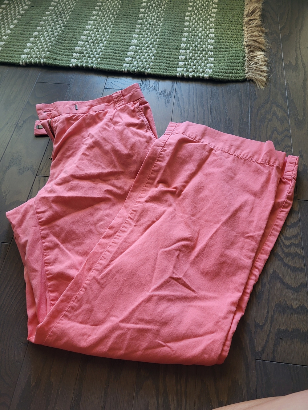 J. Crew Coral Pink Boot-Cut Pants